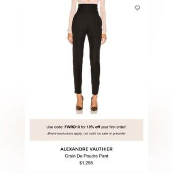 Alexandre Vauthier Gran De Poudre Pant - Picture 3 of 6